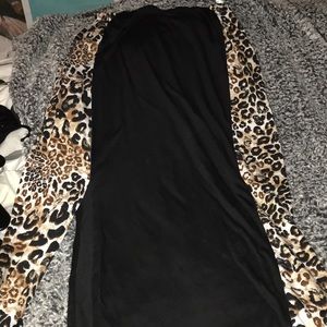 Cheetah Print Maxi Skirt